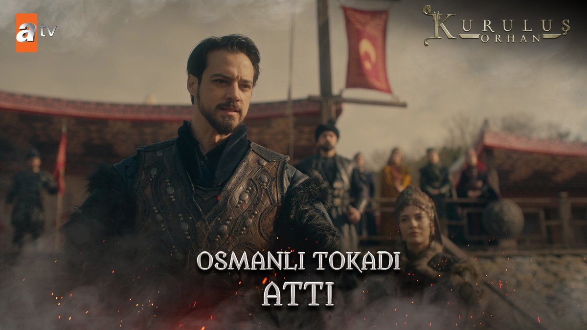 Osmanlı tokadı... "Sen kim olursun da Türk'ün görklü beylerine laf edersin?" #KuruluşOrhan atv