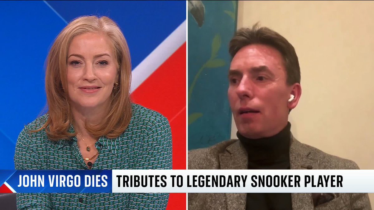 "Everybody loved him" Former world professional snooker champion Ken Doherty remembers snooker legend John Virgo who died aged 79 📺 Sky 501, Virgin 602, Freeview 233 and YouTube