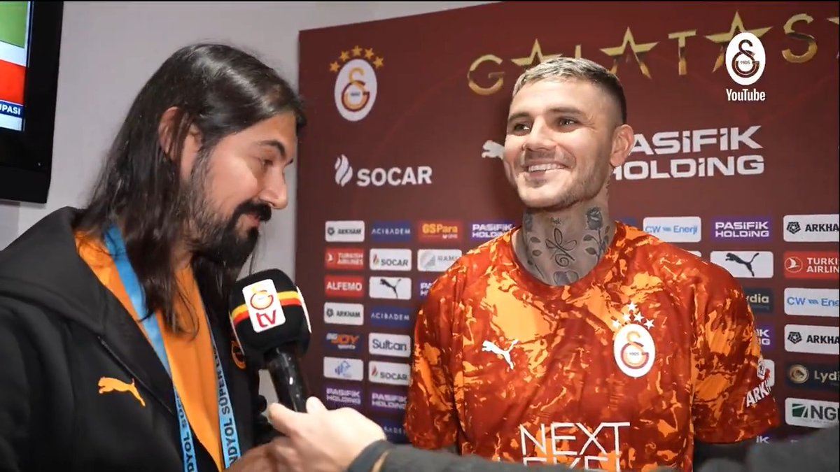 Mauro Icardi: "73 golle Galatasaray tarihinde Hagi bir oyuncunun önüne geçmek onur. Çok mutluyum..."