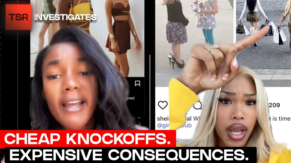 “Do you know how astronomically racist you have to be to edit my friend white?” Shein is under scrutiny after designers allege their original work and images were copied using AI and sold online. #TSRInvestigates // WATCH: