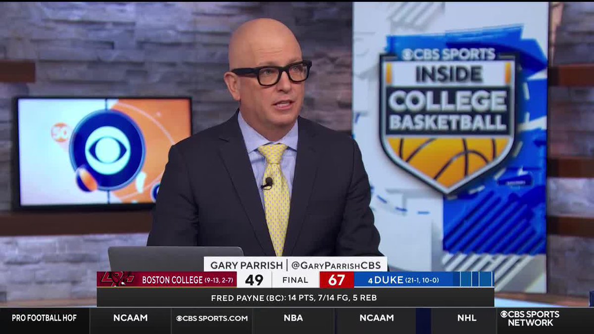 "The league is not giving [Duke] quality matchups consistently." Gary Parrish points out that Duke's schedule is about to get a lot more difficult than it has been recently.