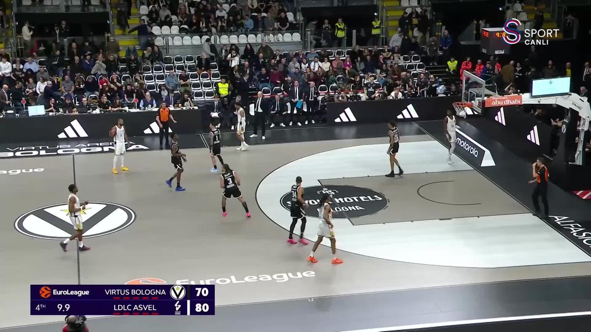 Asvel, Bologna'yı deplasmanda 80-70 mağlup etti!
