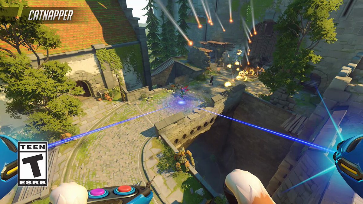 Look up in the sky! It’s a bird, it’s a plane, it’s… a cat stealing my Tank! 🤯 #OWSpotlight2026