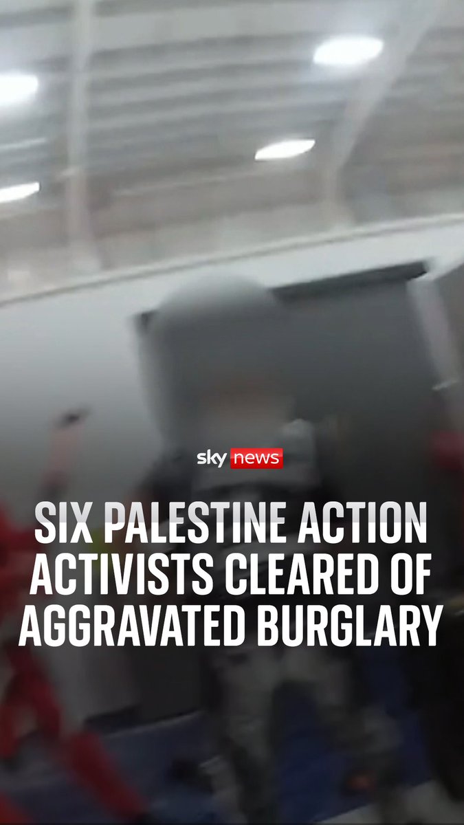 Six Palestine Action activists have been cleared of aggravated burglary over a break-in at an Israeli-linked defence firm's UK site, but the jury failed to reach a verdict on the criminal damage charge after deliberating for more than 36 hours