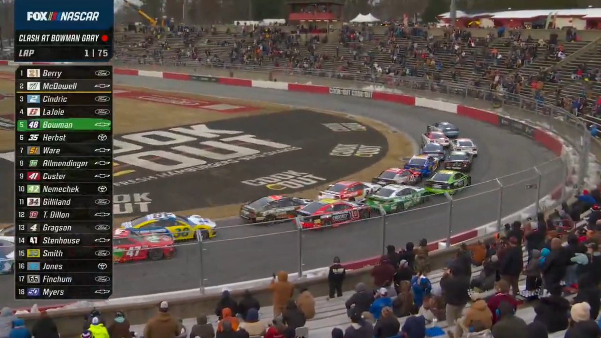 LAST. CHANCE. QUALIFIER! We are GREEN from Bowman Gray Stadium on FOX and @WatchFOXOne.