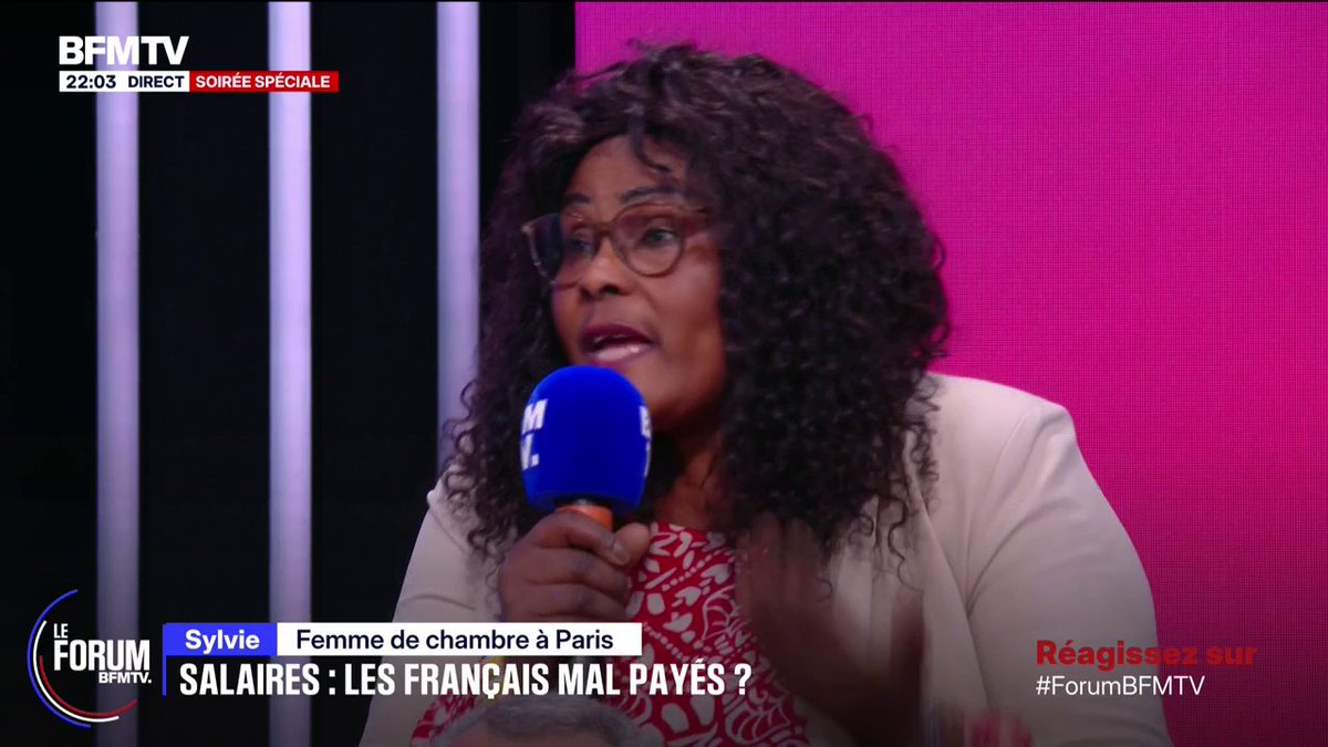 "Actuellement, on ne vit plus, mais on survit", dénonce Sylvie, femme de chambre pour 1.800 euros #FORUMBFM
