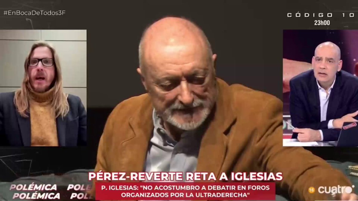 Pérez-Reverte es un propagandista de ultraderecha y además un escritor condenado por plagio.