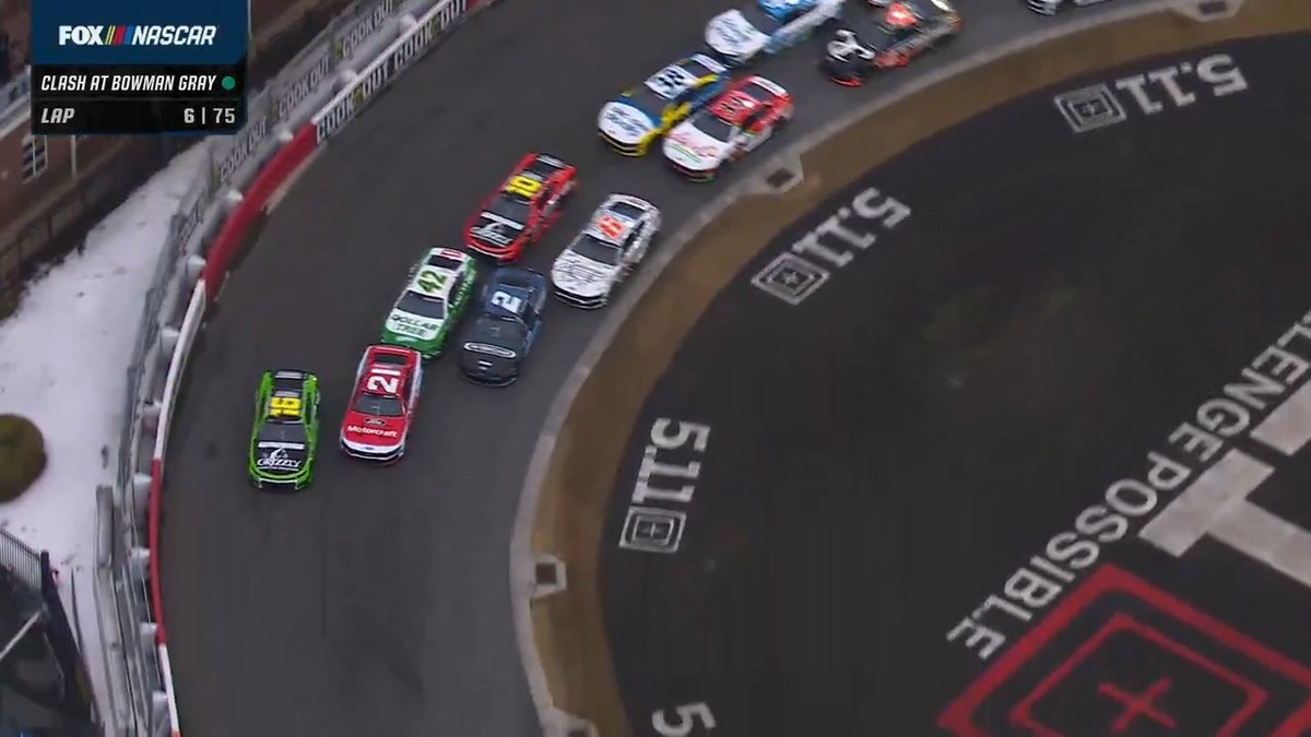 A lot of cars fighting over not a lot of space.