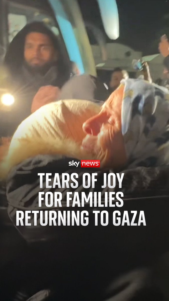 People torn from friends and relatives describe the "indescribable feeling" of returning to Gaza via the Rafah Crossing as Israeli airstrikes claim more lives. Sky's Adam Parsons reports Read more: