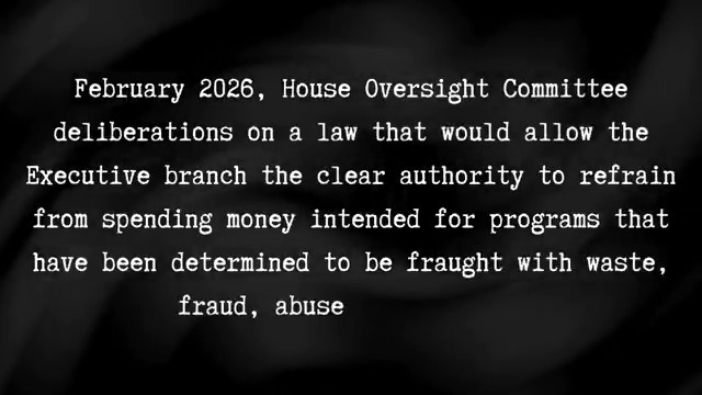 Every dollar that comes into this town has been seized from the paycheck of a working American…