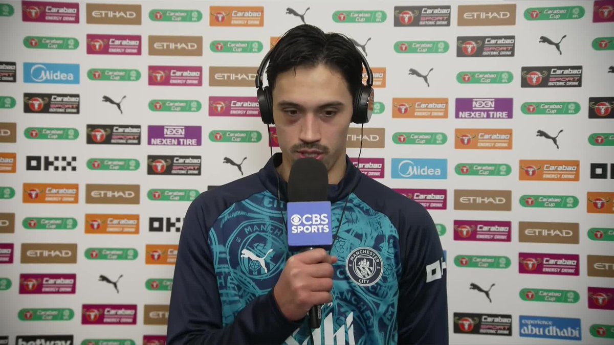 "We are on the hunt now. We are still in the race for four titles." Manchester City's Tijjani Reijnders is targeting success in all competitions 🔵