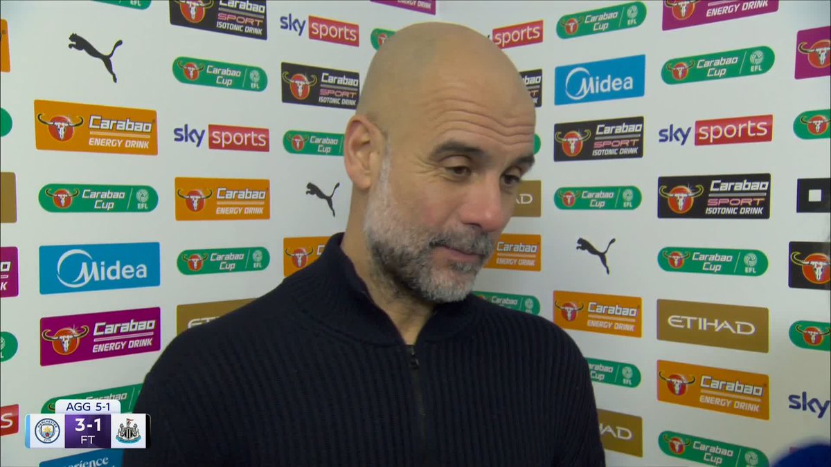 "I don't understand why Marc Guehi can't play the final" 😕 Pep Guardiola says that he hopes Manchester City write a letter to try and get Marc Guehi to be eligible to play for them 📝