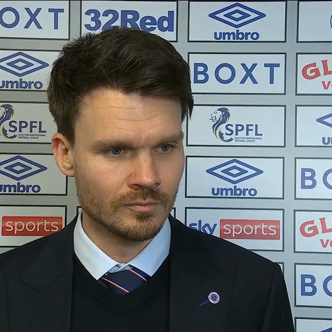 🔵 "There's still a long way to go, but my group is outstanding and they deserve a lot of credit" Rangers head coach Danny Röhl on his side's 5-1 victory over Kilmarnock ⤵️
