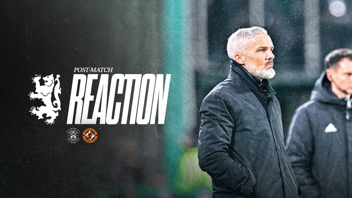 Post-match reaction from #DUFC Manager Jim Goodwin following this evening's William Hill Premiership defeat at Easter Road