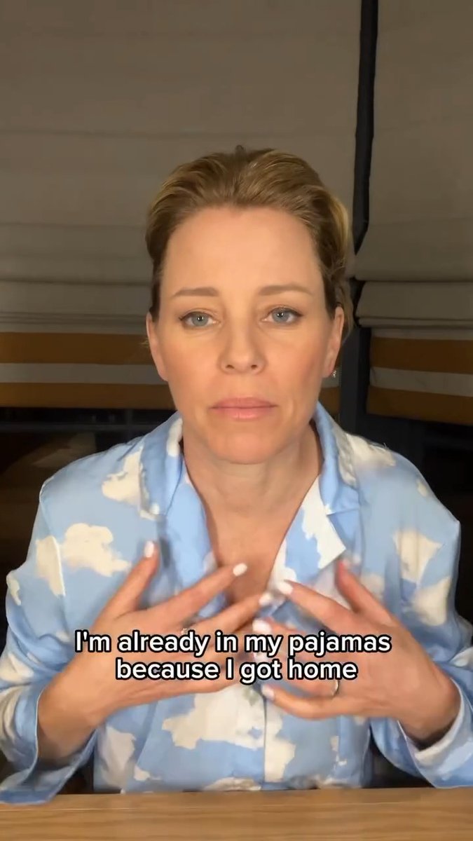 I didn’t expect Elizabeth Banks to share a Dvar Torah but I'll take it!