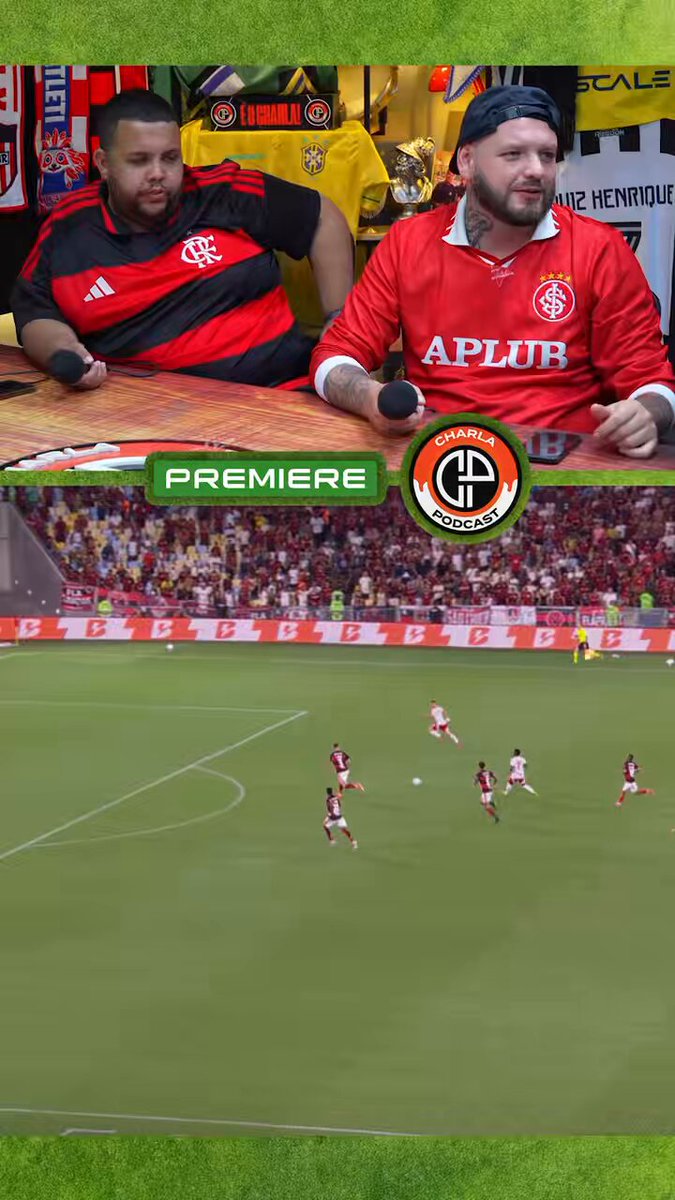 AAAAH OS REACTS DE UM GOLAÇO… Assim reagiram WAGÃO e Matheus Emanuel ao belo gol de Borré no Maracanã.