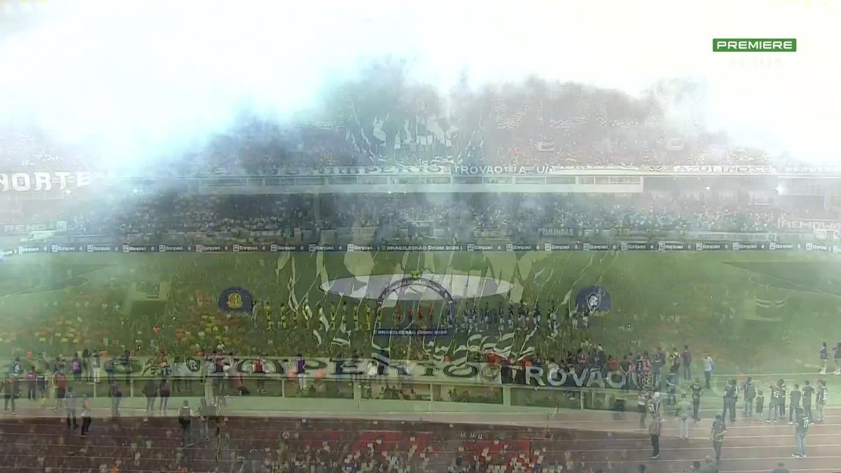 A festa no Mangueirão no primeiro jogo do Remo como mandante no Brasileirão 2026. 🎥 Premiere | ge