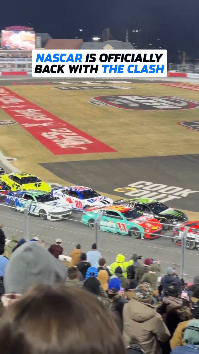 It’s happening, the first green flag of 2026 (via @rfkracing) #NASCAR #NASCARCookOutClash