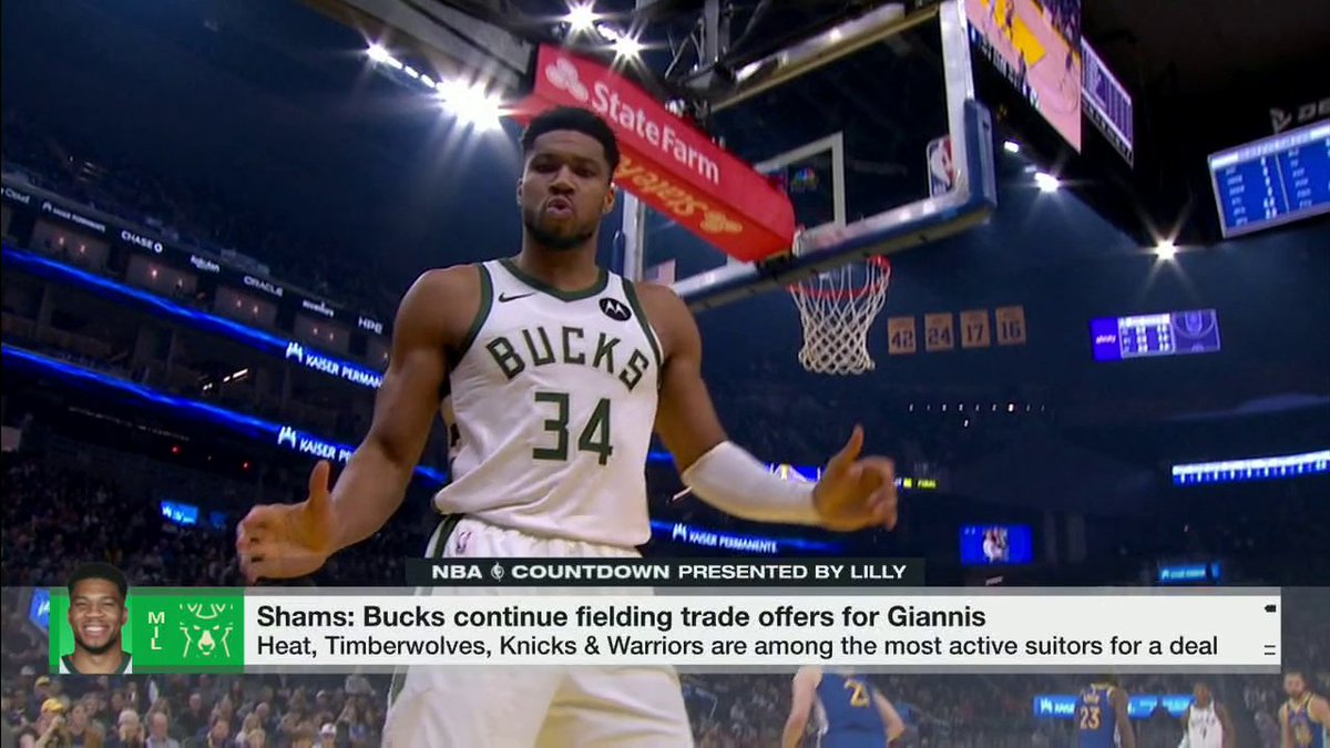 Trade buzz surrounding Giannis is heating up 👀 Shams Charania shares the latest 🙌