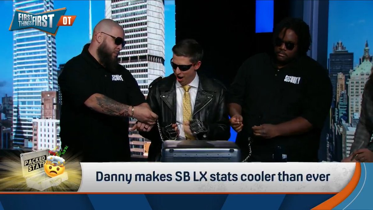 .Wildes was trying to rid of Danny Parkins’ briefcase full of cool stats…. So Danny Parkins got some extra security 👀