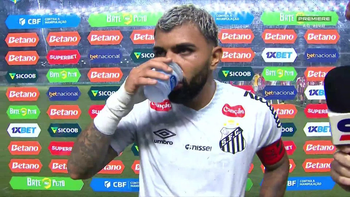 “Creio eu que hoje melhoramos. Uma pena não termos saído com a vitória.” 🎙️ Gabigol, após Santos 1x1 São Paulo. 🎥 Premiere | ge