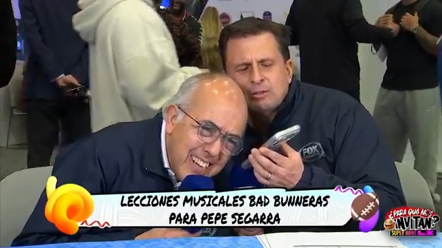 Bad Bunny + Cristiano Ronaldo + Pepe Segarra = 👏🔥 Ahora le tocó a Pepe Segarra aprender con 'Tití me preguntó' #SBxFSMX
