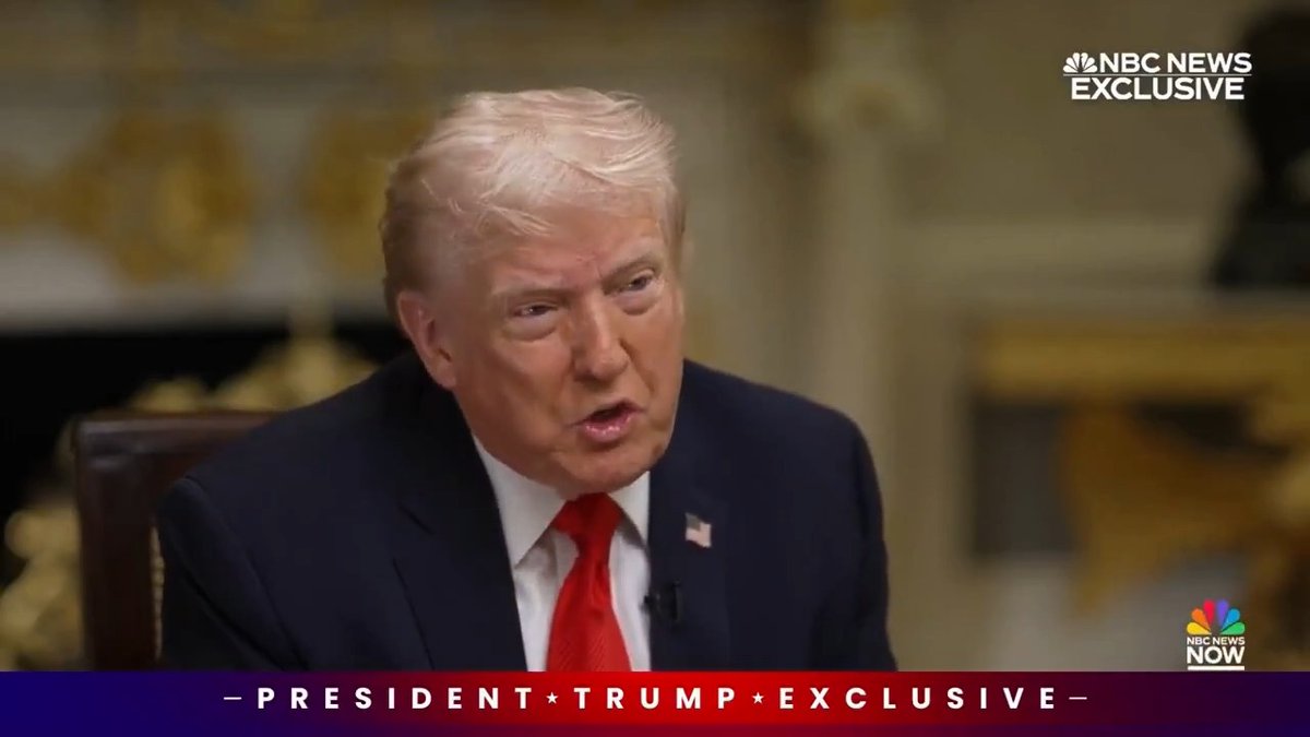 WATCH IN FULL: President Donald J. Trump's interview with Tom Llamas on NBC Nightly News with Tom Llamas and Top Story with Tom Llamas