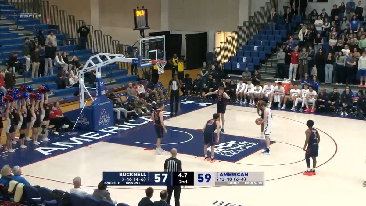 BINGO!!!! Achile Spadone calls bank and calls game! #rayBucknell #Team131 #SCTop10 #PLTop3 @ESPN | Patriot League