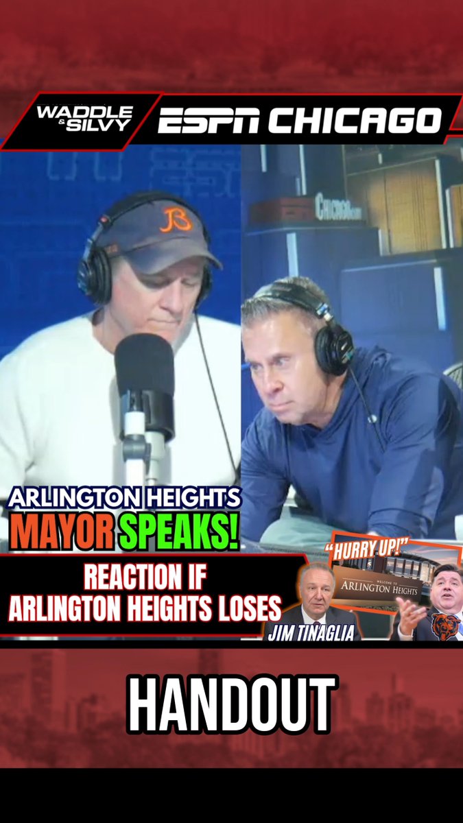 EXCLUSIVE: Arlington Heights Mayor Says Losing Bears to Indiana Would Be "DISAPPOINTING"! FULL CONVERSATION WITH ARLINGTON HEIGHTS MAYOR: @waddleandsilvy X @twaddle87 #ExclusiveInterview #JimTinaglia #ChicagoBears #ArlingtonHeights #NFL