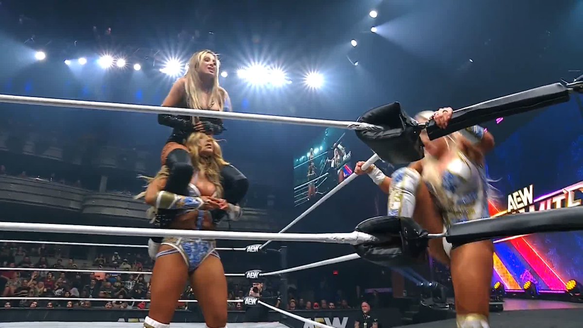 MegaBad just made the Babes of Wrath BOW DOWN! Watch #AEWDynamite LIVE on TBS & HBO Max