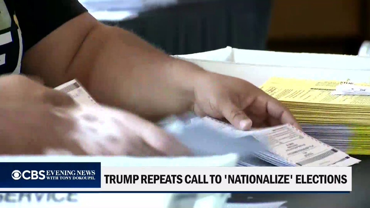 Election officials in Georgia are demanding the return of ballots and records from the 2020 election that were seized by the FBI last week. President Trump sent National Intelligence Director Tulsi Gabbard to Fulton County to oversee the raid, and after, he thanked the agents involved. The president’s call to nationalize elections has been met by bipartisan pushback.