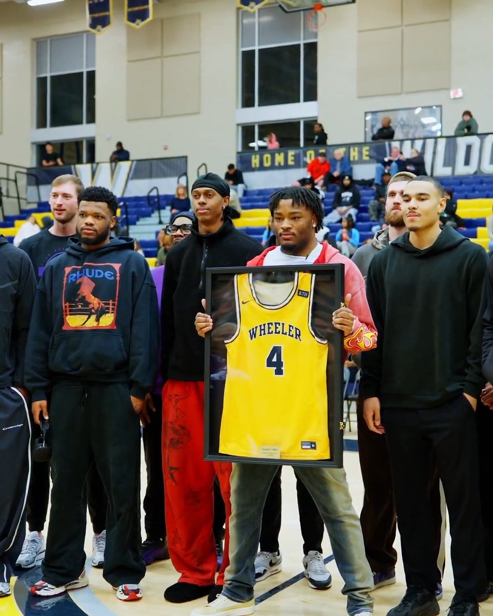 Zay 4-Ever 💜 Congratulations to our guy, Isaiah Collier, on having his jersey retired at his alma mater, Wheeler HS (GA) 👏 Mr. Georgia Basketball, Naismith Prep Player of the Year, McDonald's High School All-American, and much more, the honor is well-deserved 🙌 #TakeNote
