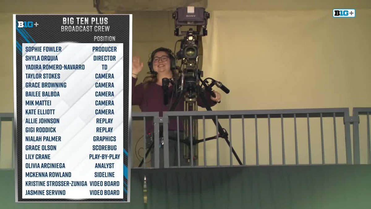 Celebrating National Girls And Women In Sports Day with an all-female broadcast crew for Illinois vs. Oregon women's basketball on B1G+ 👏