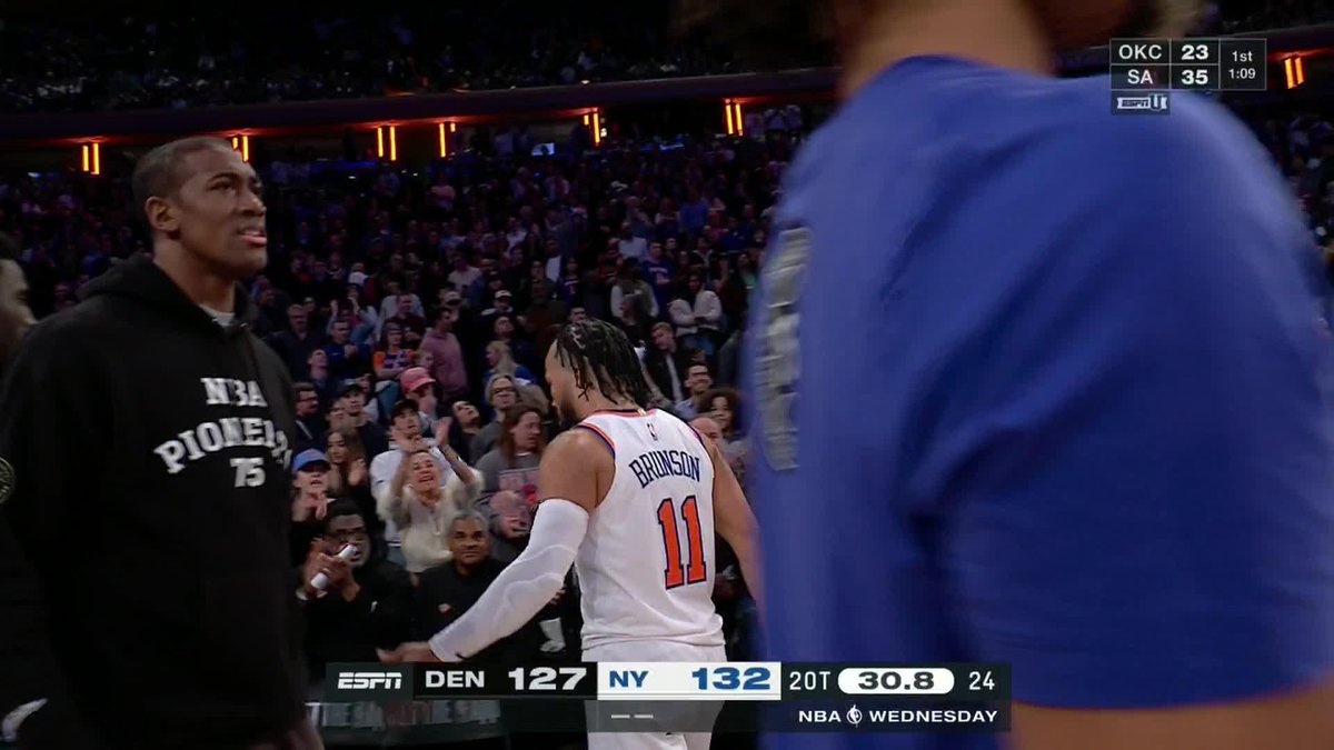 40-BALL FOR JALEN BRUNSON‼️ THIS GAME 🤯