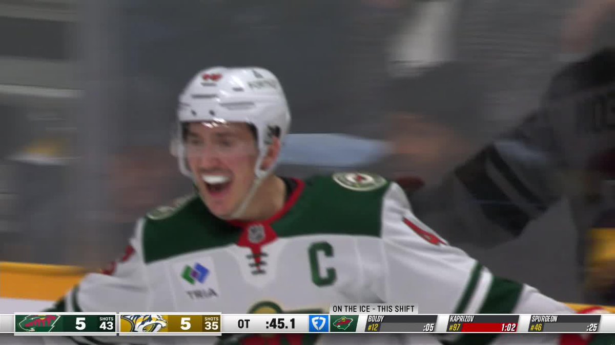 if we had a nickle for every time Jared Spurgeon had an OT goal against Nashville in white sweaters...