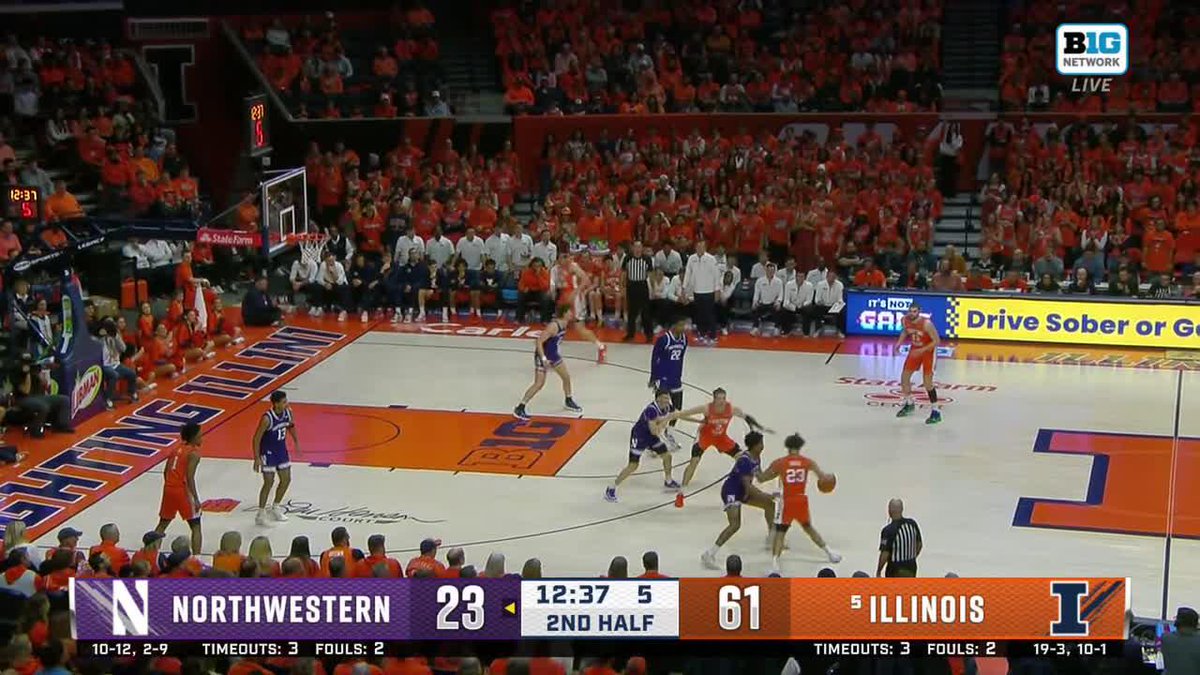 Thinking about this Keaton Wagler assist post-win 👀🔥 Illinois Men's Basketball
