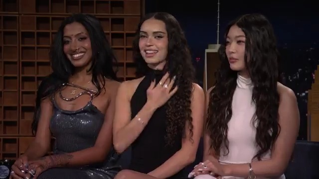 .KATSEYE competed in Pop Star Academy to become a global girl group 🤩 #FallonTonight #KATESEYEonFallon