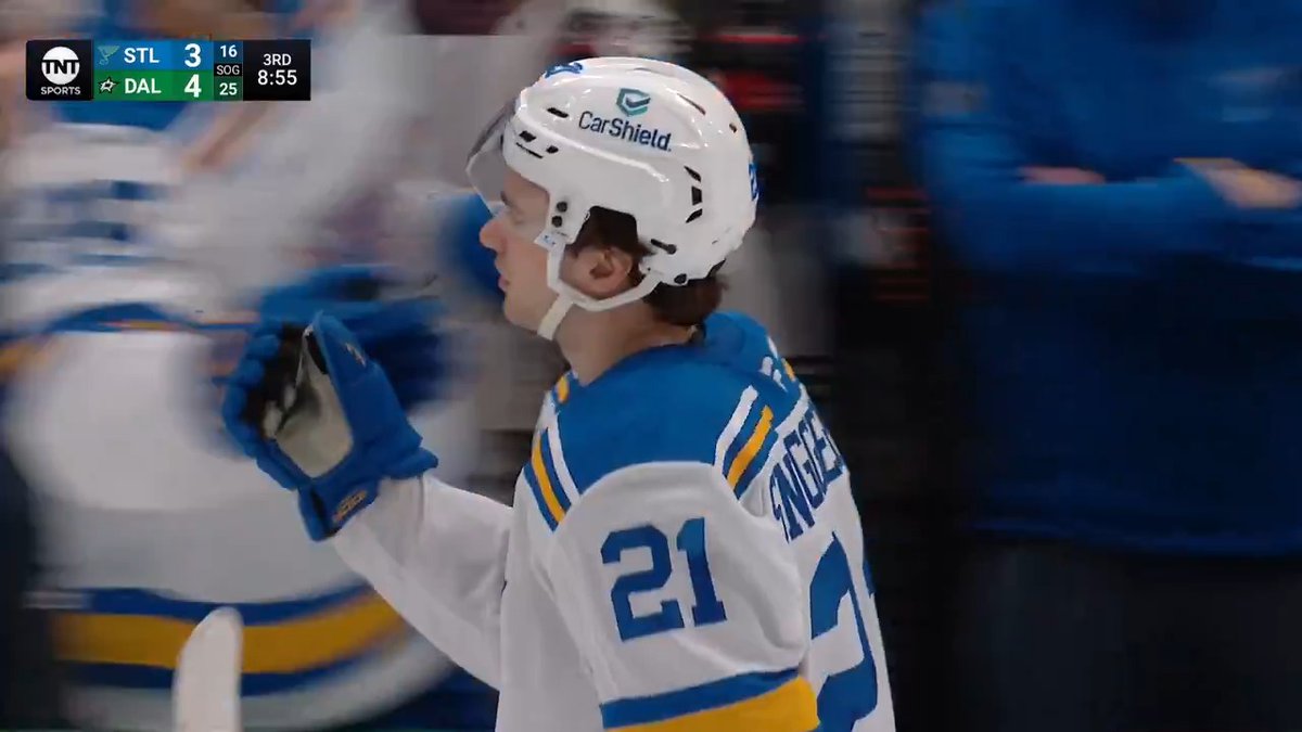 The kid can shoot the puck. #stlblues