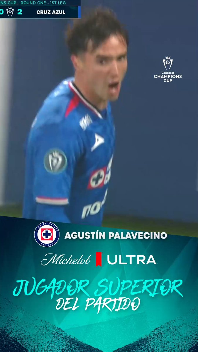 Agustín Palavecino lideró el triunfo de Cruz Azul ⚽️👏 El Jugador Superior del Partido presentado por Michelob Ultra 🏅