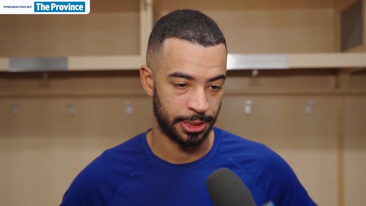 "A good mindset to take a step back. Take a mental reset. A body reset. And come back stronger." 🗣️ Hear from PO Joseph following tonight's game against the Golden Knights. #Canucks | The Province