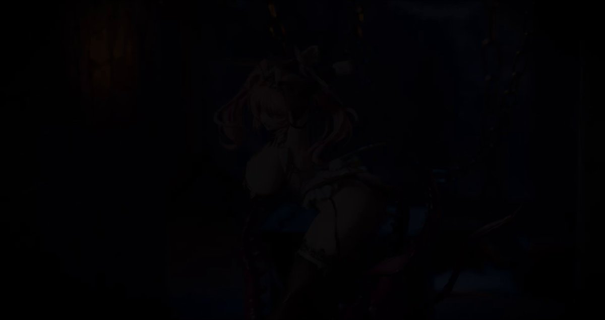 光はなく、 慈悲もない。 残るのは、 鎖の反響と彼女の息遣いだけ。 原画：#うるりひ#（うるりひ＠海瀬蒼羽ASMR） #ダークファンタジー #地下牢 #フィギュア動画