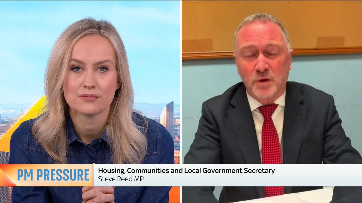 "I felt like I had been punched in the stomach when I found out about Mandelson had been up to" - Steve Reed Sophy Ridge asks the housing minister how the public can take the govt seriously over violence against women and girls when the PM hired Mandelson
