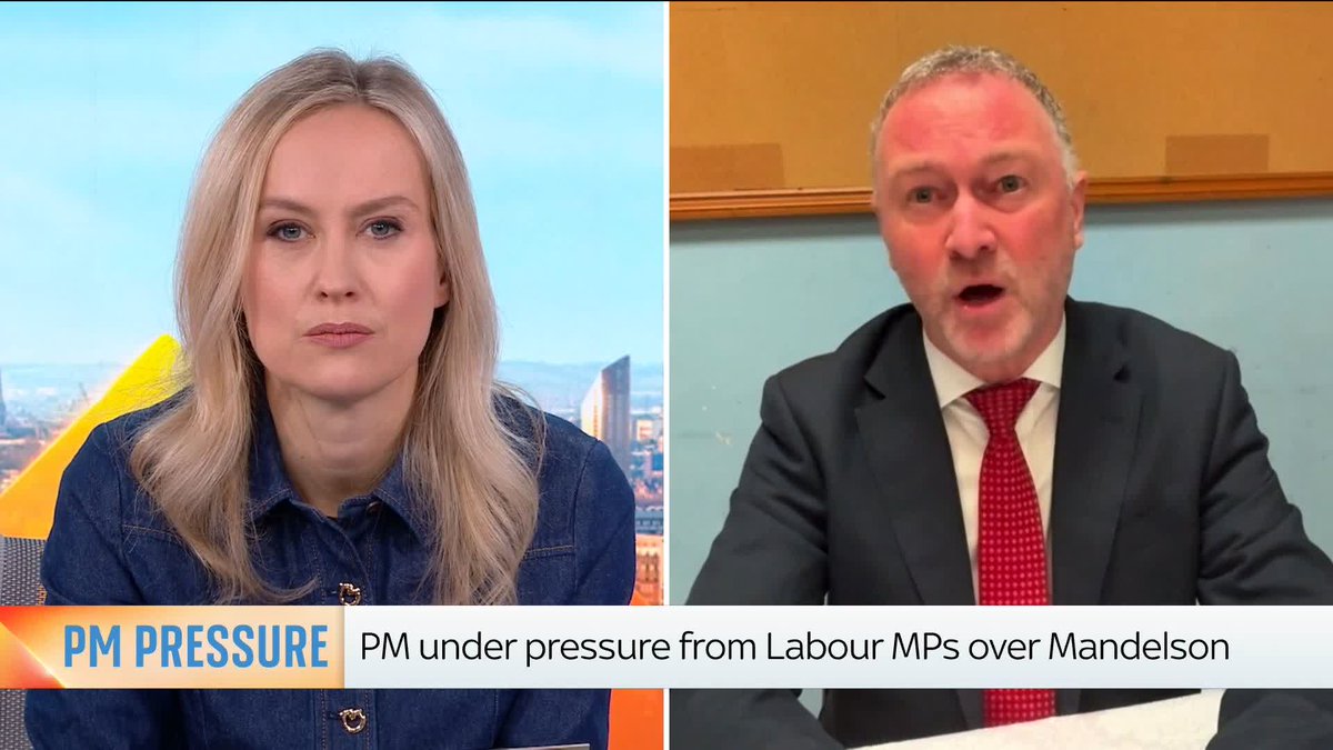 'Is Morgan McSweeney safe in his job, and should he be safe?' - Sophy Ridge 'Yes, of course he is... Peter Mandelson lied to everybody.' - housing minister Steve Reed 📺 Sky 501, Virgin 602, Freeview 233 and YouTube