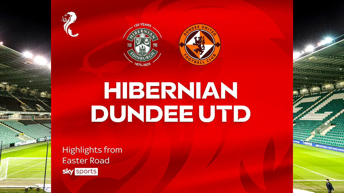 ⏰ 73' | Hibs 1-0 Dundee Utd ⏰ 88' | Hibs 1-2 Dundee Utd ⏰ 93' | Hibs 3-2 Dundee Utd A late winner from Ante Suto on his Hibernian debut saw the hosts beat Dundee Utd in a five-goal thriller! ⤵️
