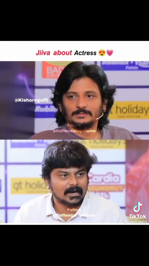 Actor Jiiva about Actress 😂😂😂😂😂😂😂😂😂😂😂😂😂
