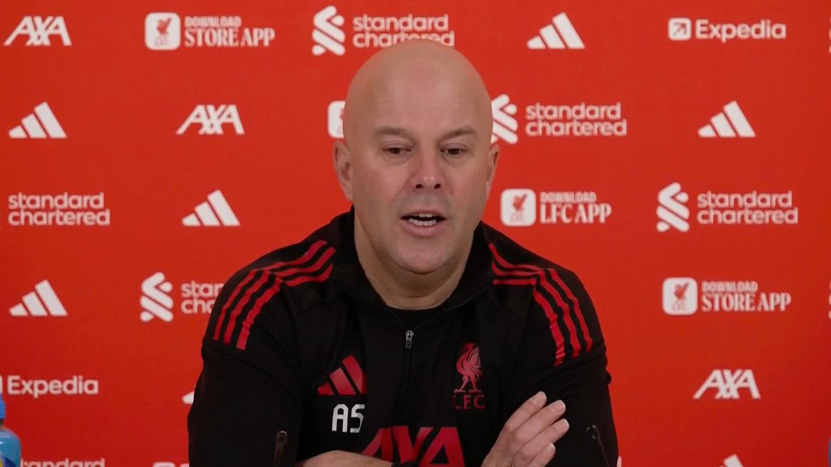 "Jeremie [Frimpong] will definitely not train this week so he's not available for the weekend" 🗣️ Arne Slot provides an injury update on Joe Gomez and Jeremie Frimpong ahead of Liverpool's clash against Man City.