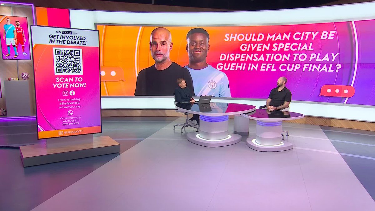 "He's arguably the best centre-back in England" 🗣️ Charlie Austin doesn't believe Marc Guehi should be allowed to play in the Carabao cup final but understands Man City's frustrations ⚽️ #skysportsfc