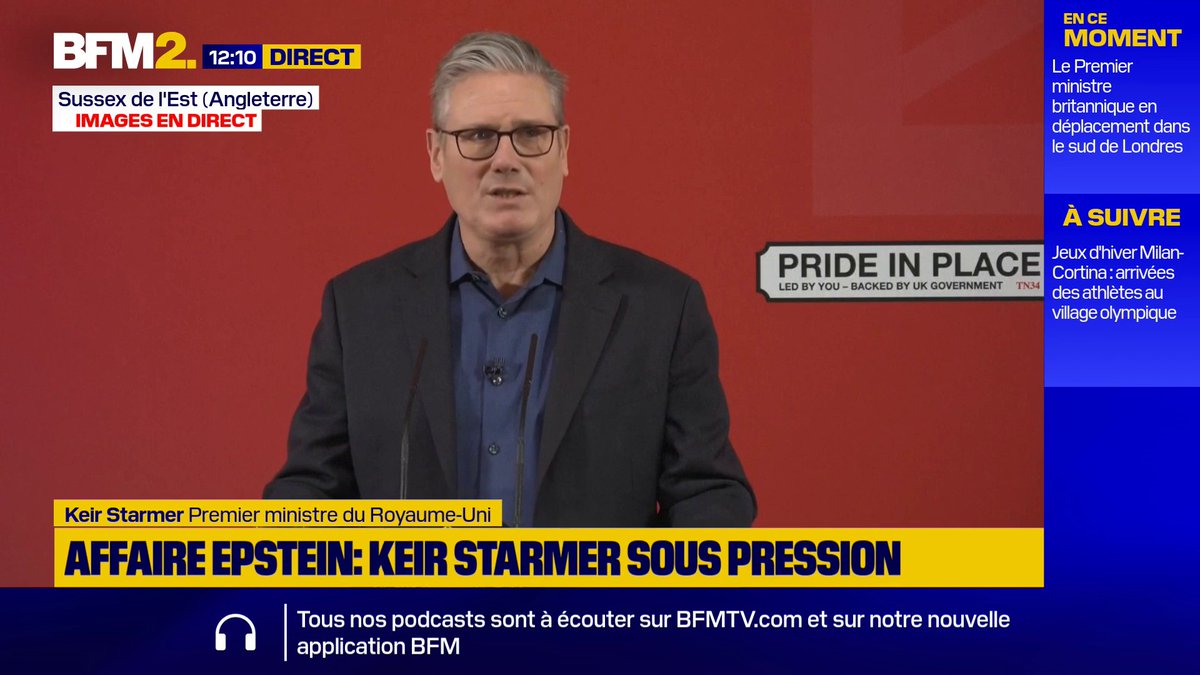 💬 "Je suis désolé. Désolé pour ce qui vous a été fait. Désolé d'avoir cru aux mensonges de Mandelson" Keir Starmer s'adresse aux victimes de Jeffrey Epstein après les nouvelles révélations sur les liens de l'ancien ambassadeur britannique et le pédocriminel américain #BFM2