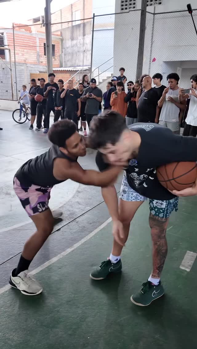 I always find it strange that people try to turn basketball into a combat sport