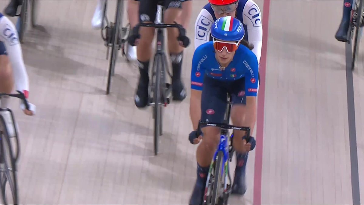 👀 Chute sur le Madison femmes aux Championnats d'Europe ! Le direct : #lequipeVELO